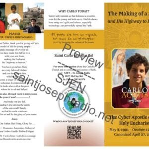 St. Carlo Acutis Trifold Pamphlet (50 Pack)