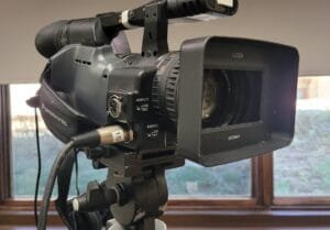 Camera from the front at an angle