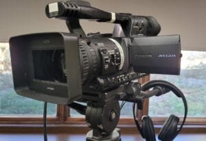 Camera from the front at an angle